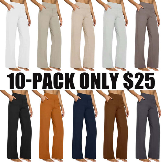 Women's Relaxed Wide-Leg Comfort Pants